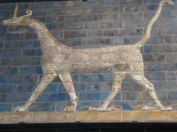 Glazed Brick Dragon Panel from Ishtar Gate