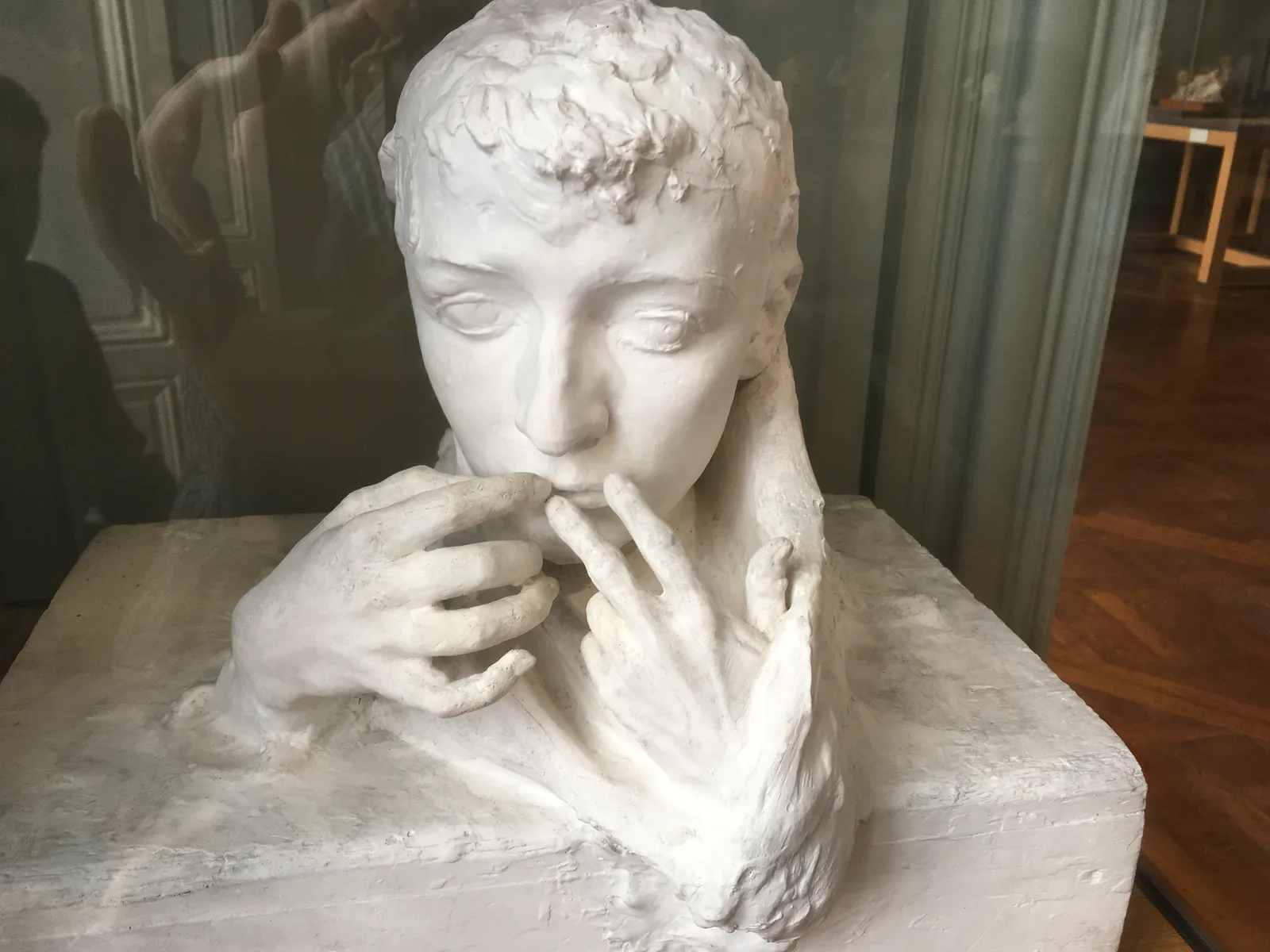 Farewell Bust in Plaster