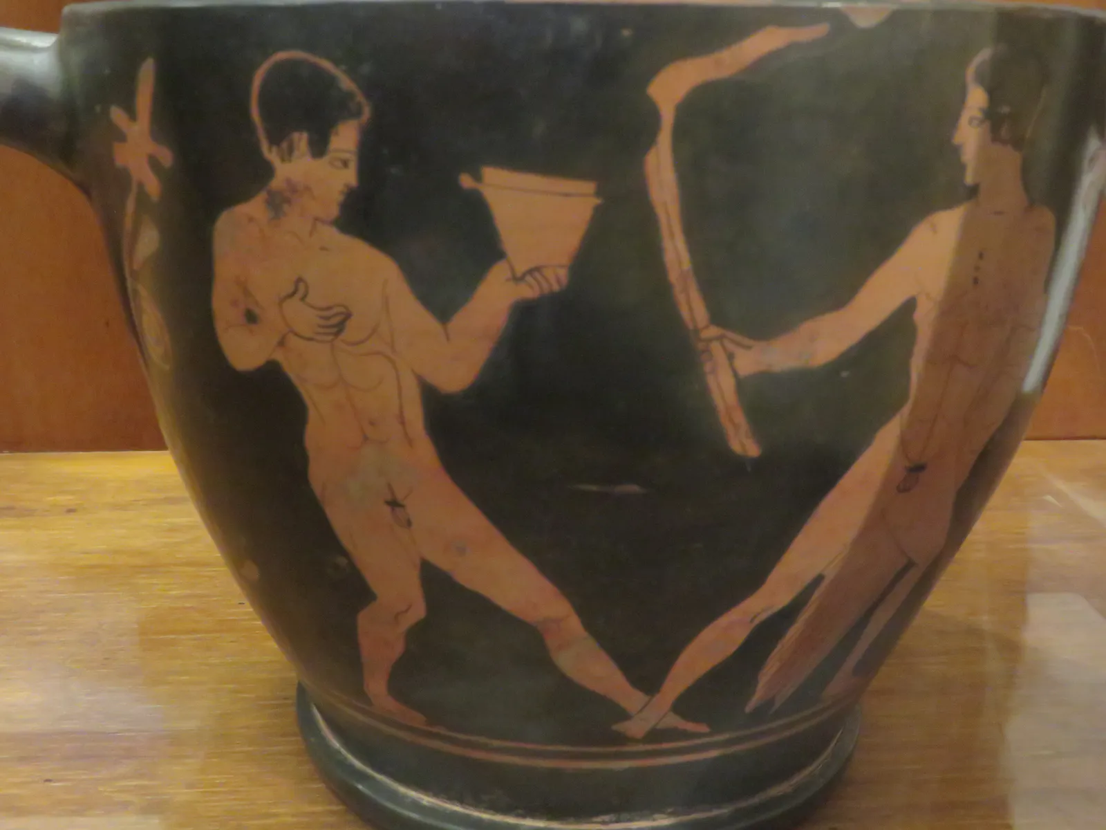 Ancient Greek Skyphos with Youth