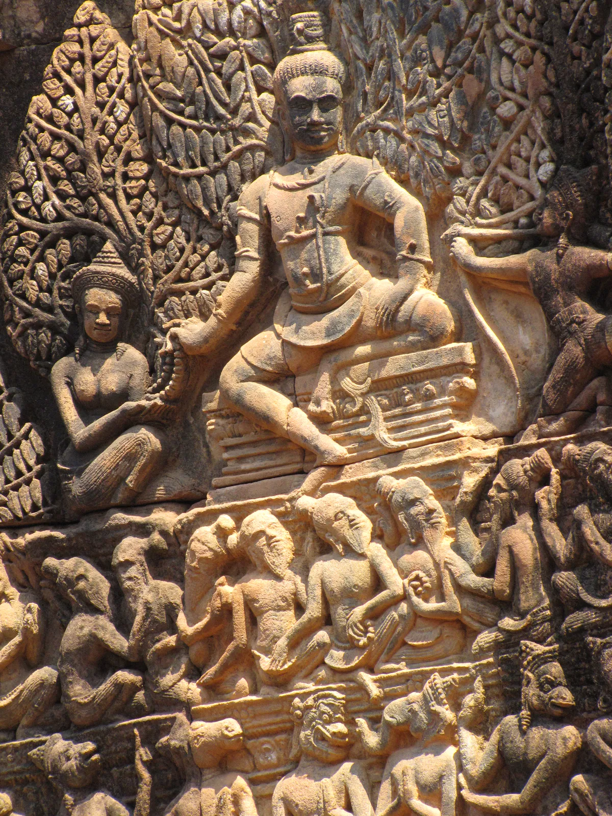 Kama Shooting an Arrow at Shiva