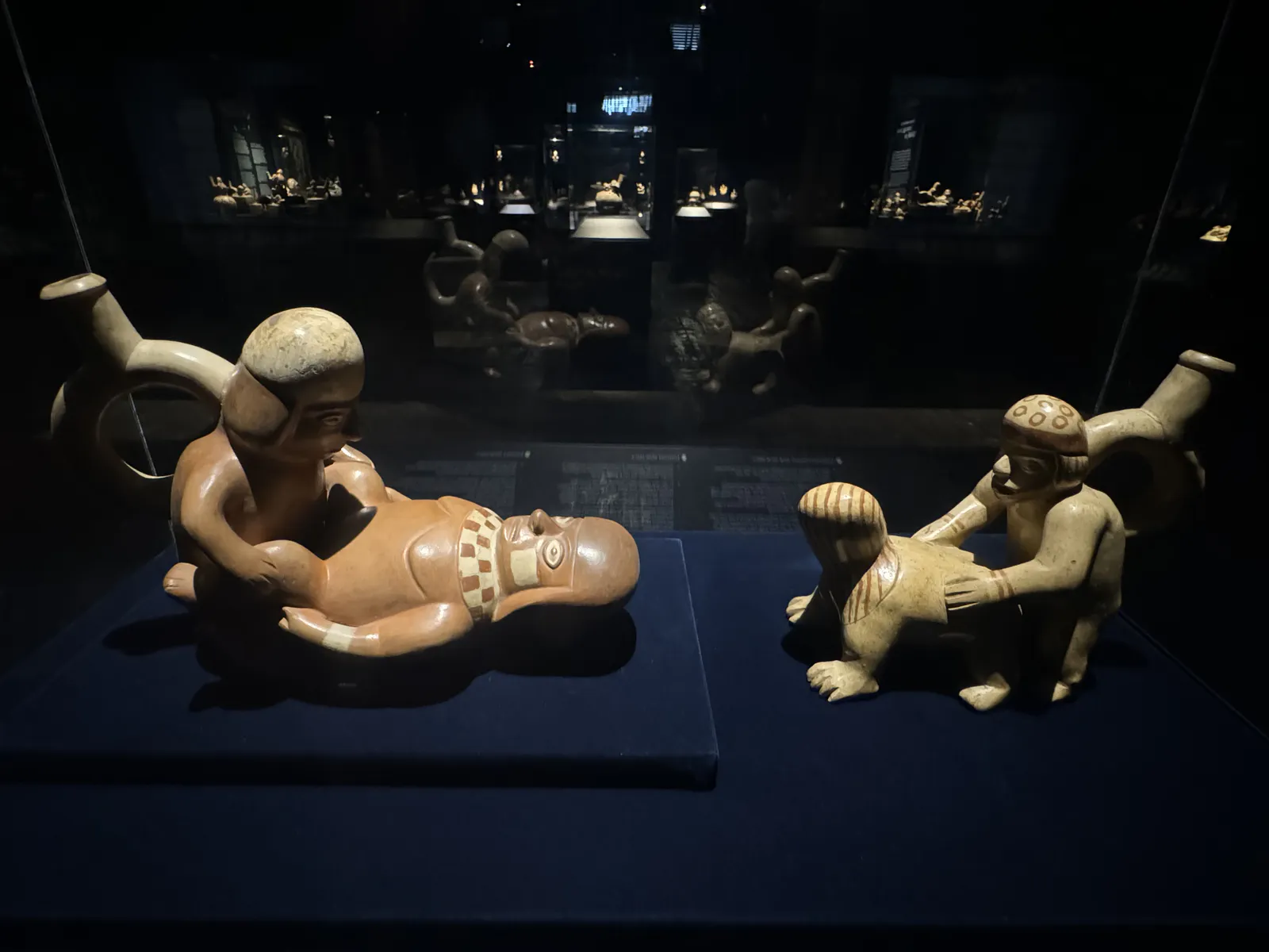 Mochica Ceramic Sculptural Bottles