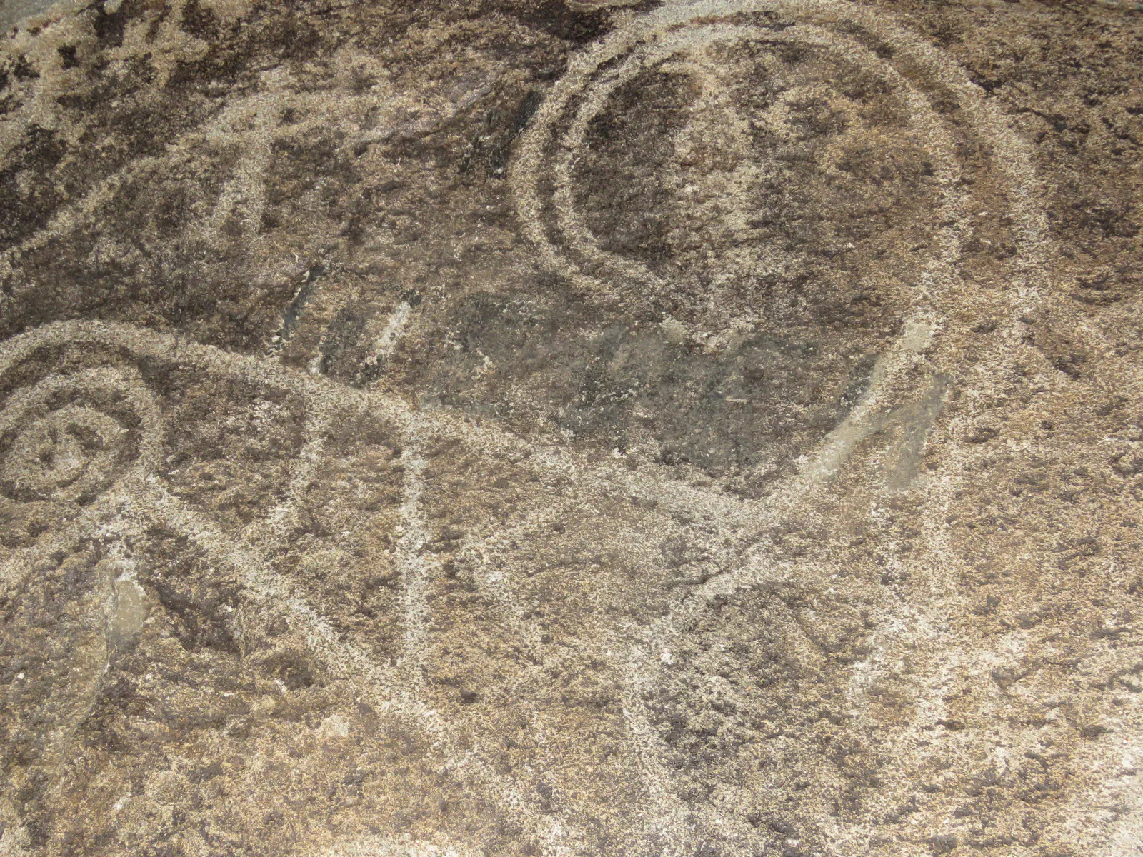 Ibex and Hunter Petroglyph