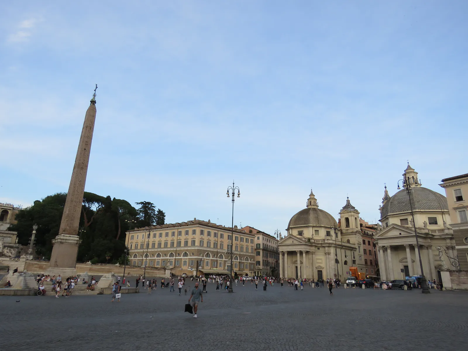 Flaminio Obelisk and Twin Churches