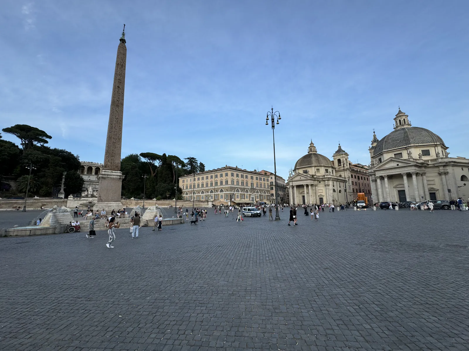Obelisk, Fountain and Twin Churches