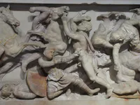 Alexander Sarcophagus with Battle Scenes