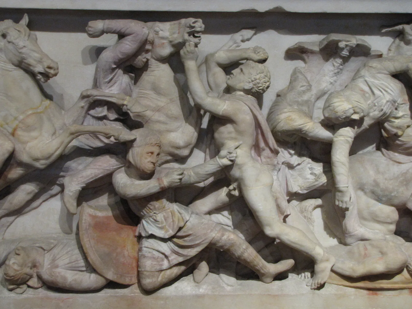Alexander Sarcophagus with Battle Scenes