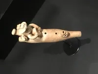 Greater Nicoya Whistle with Seated Figure