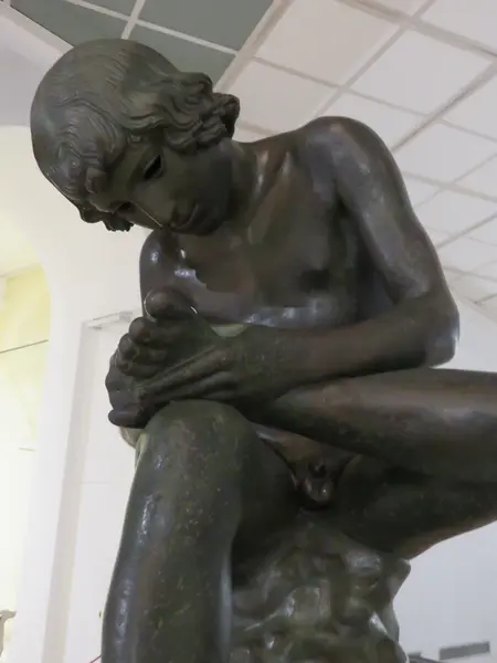 Boy with Thorn Bronze Sculpture