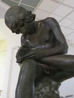 Boy with Thorn Bronze Sculpture