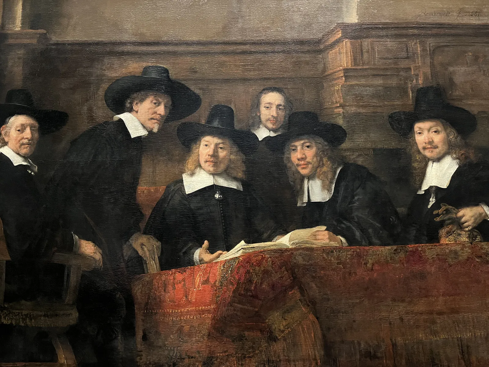 The Syndics by Rembrandt