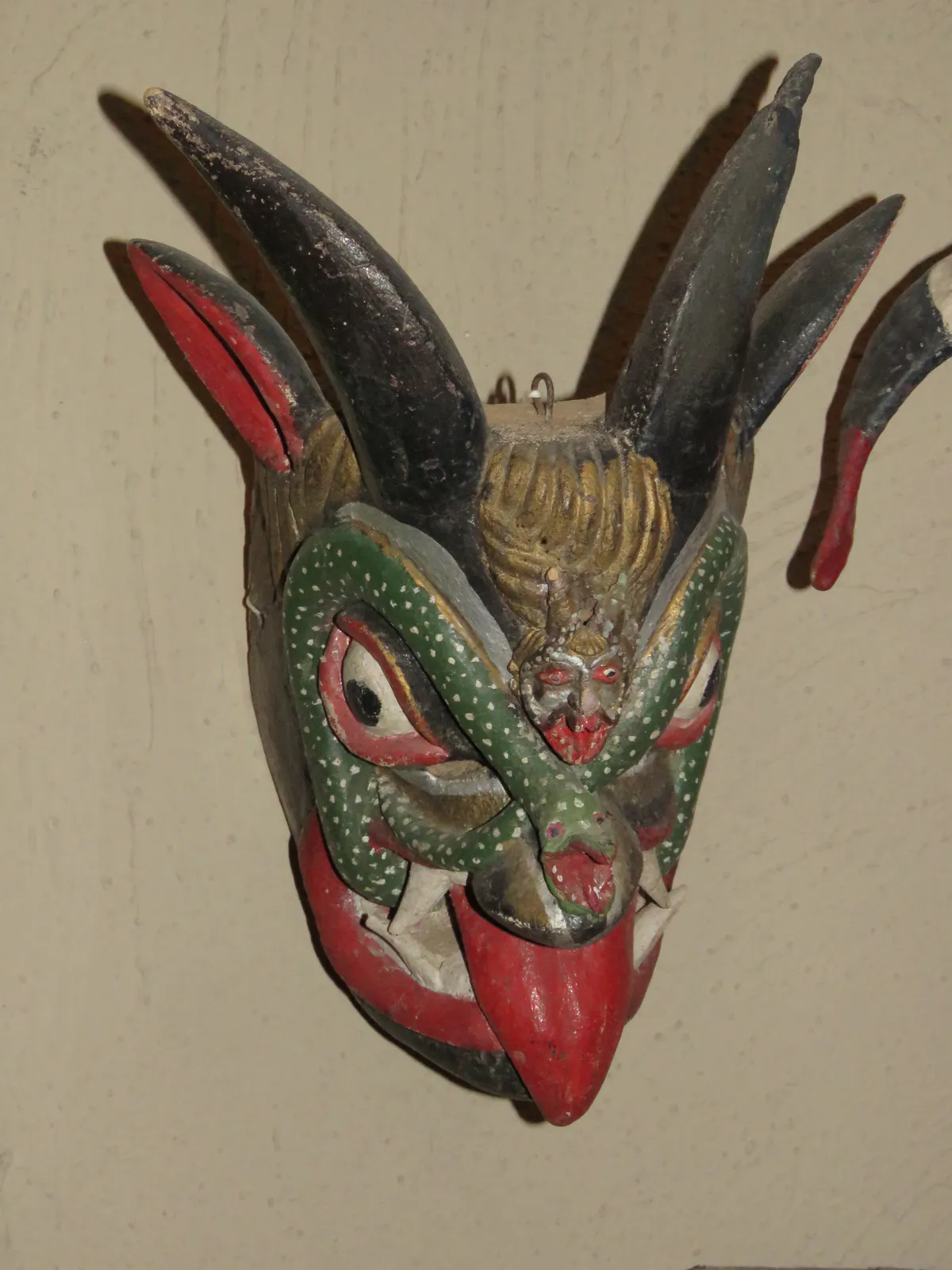 Traditional Mexican Demon Mask