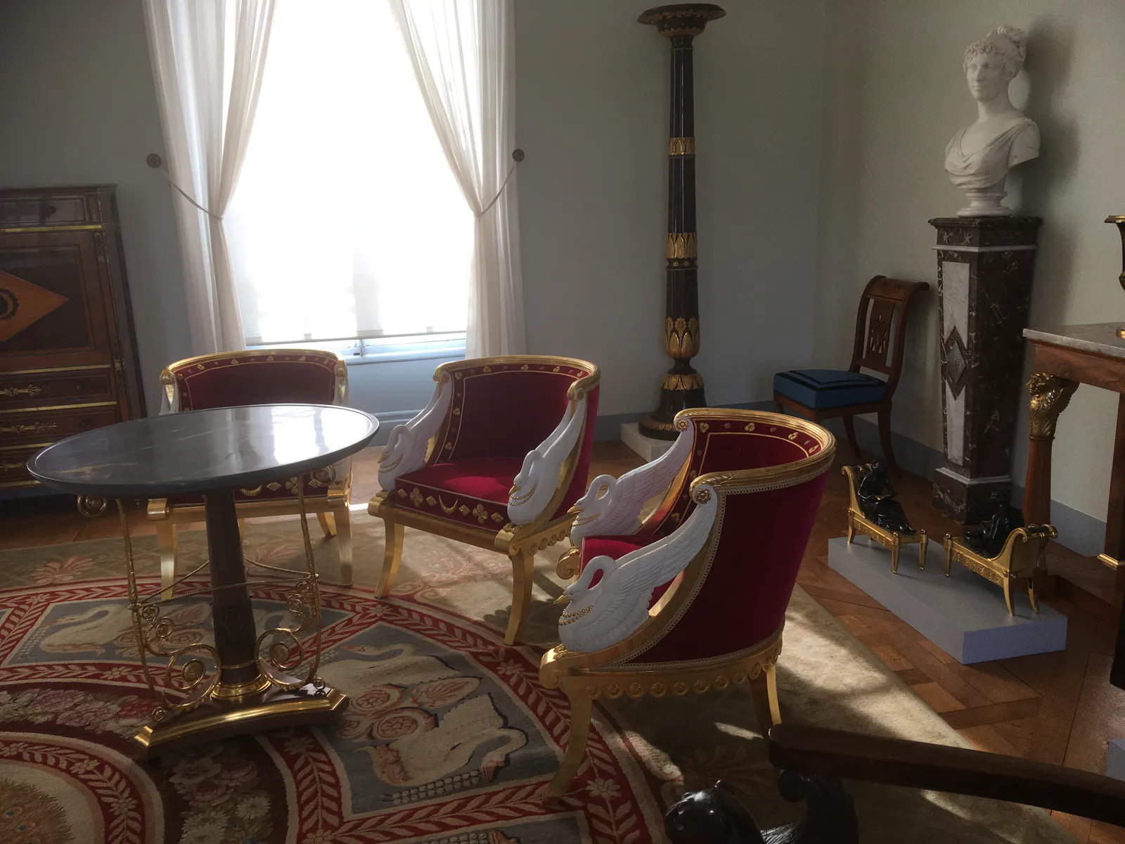 Chairs and Table from the Frieze Hall