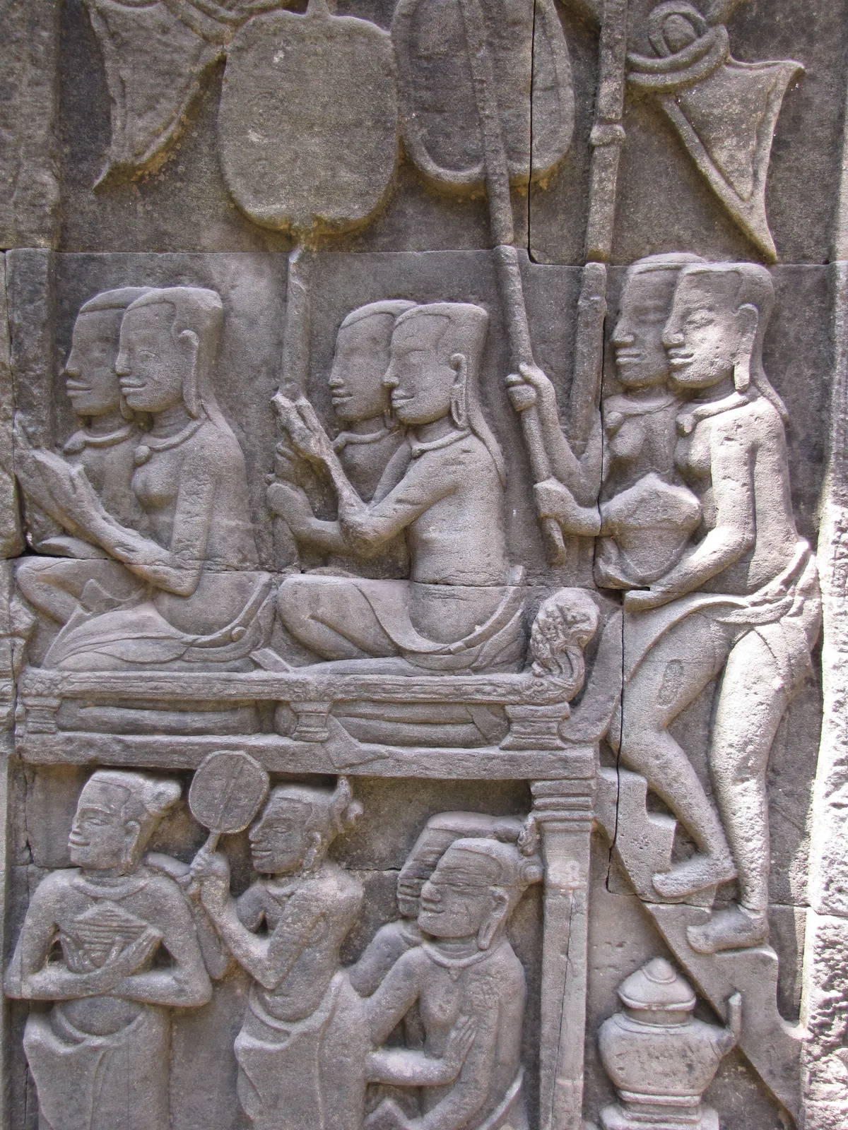 Bas Relief Honoring the King