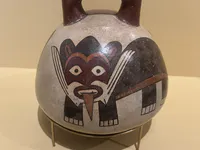 Nasca Anthropomorphic Mythical Being Bottle