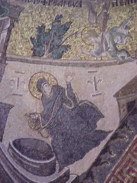 Annunciation Mosaic in Chora Church