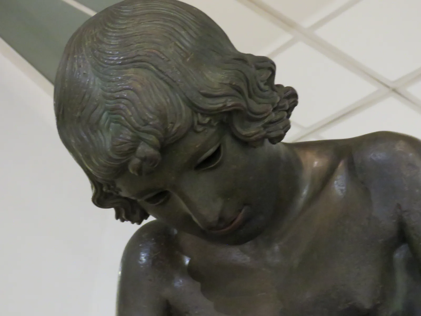 Boy with Thorn Bronze Sculpture