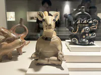 Moche Deer-Headed Ceramic Vessel