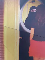 Woman Confronting Her Reflection