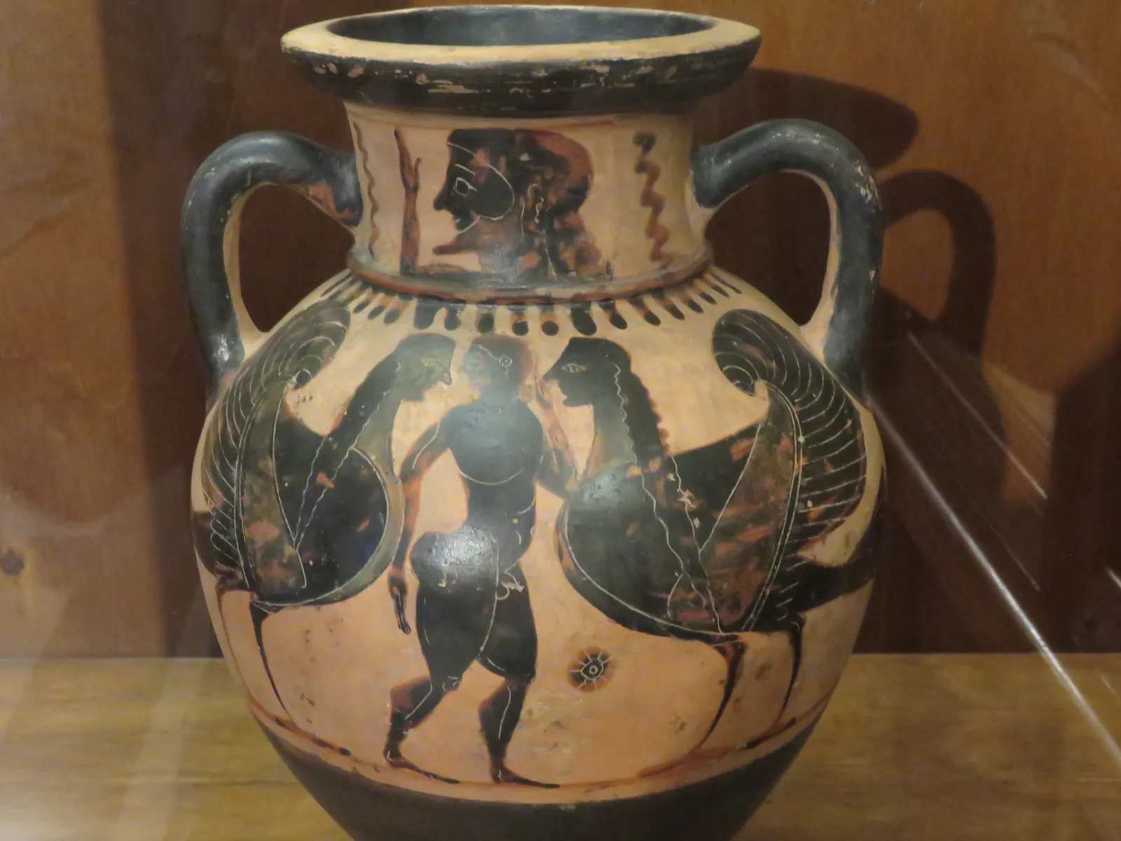 Youth Between Two Sirens Amphora
