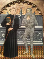 Saints Benedict and Onuphrius Altarpiece Panel