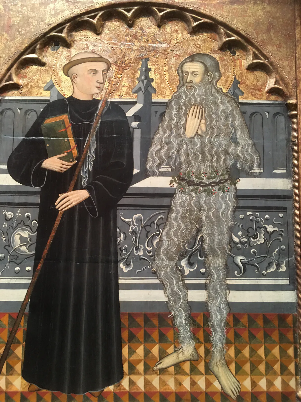 Saints Benedict and Onuphrius Altarpiece Panel