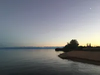 Twilight at Issyk-Kul