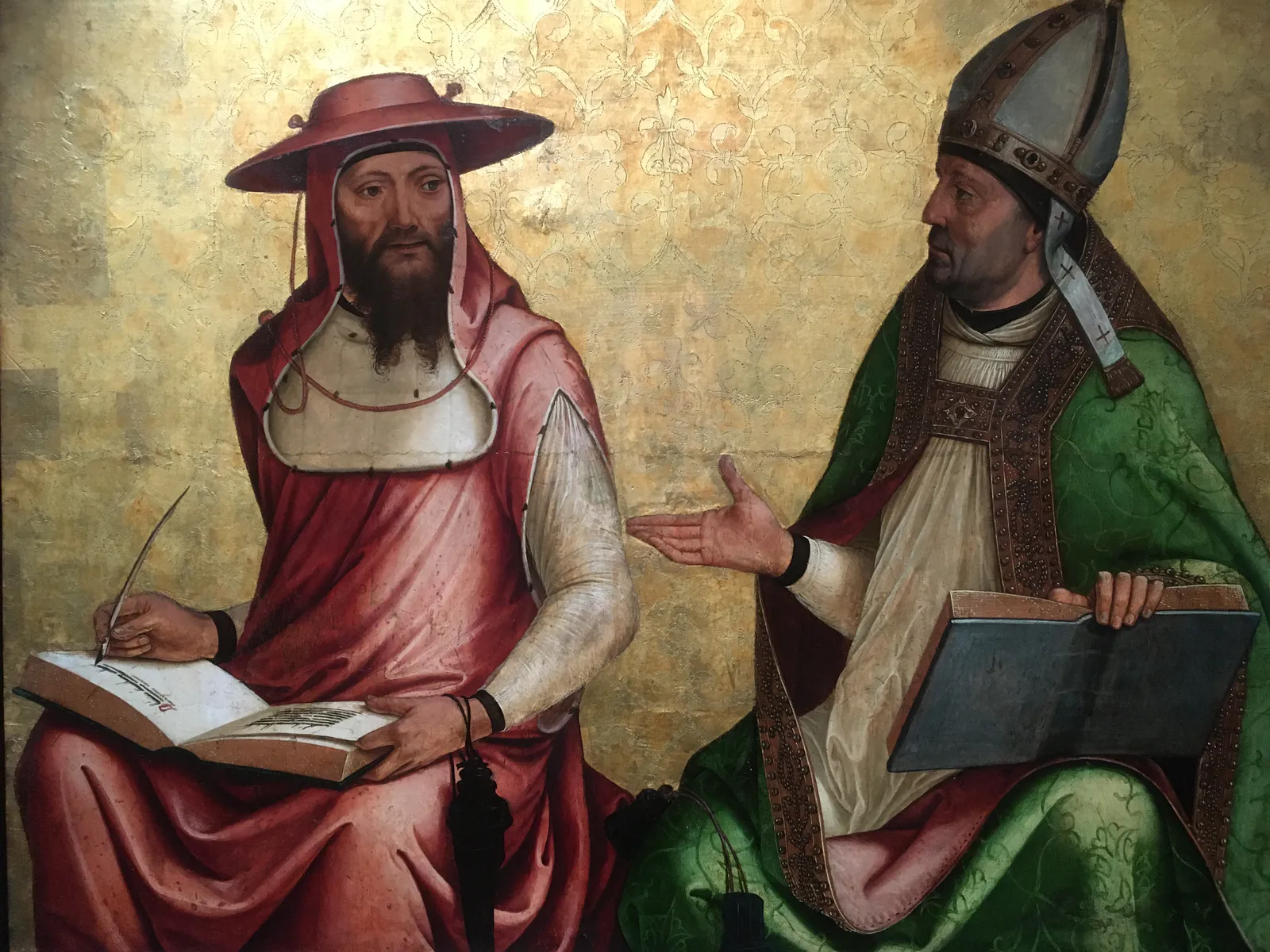 Saint Jerome and Saint Ambrose Painting