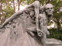 Thor Wrestling with Age Sculpture