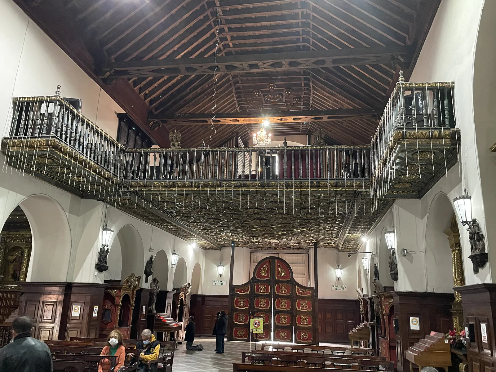 Choir Loft and Ceiling Panels
