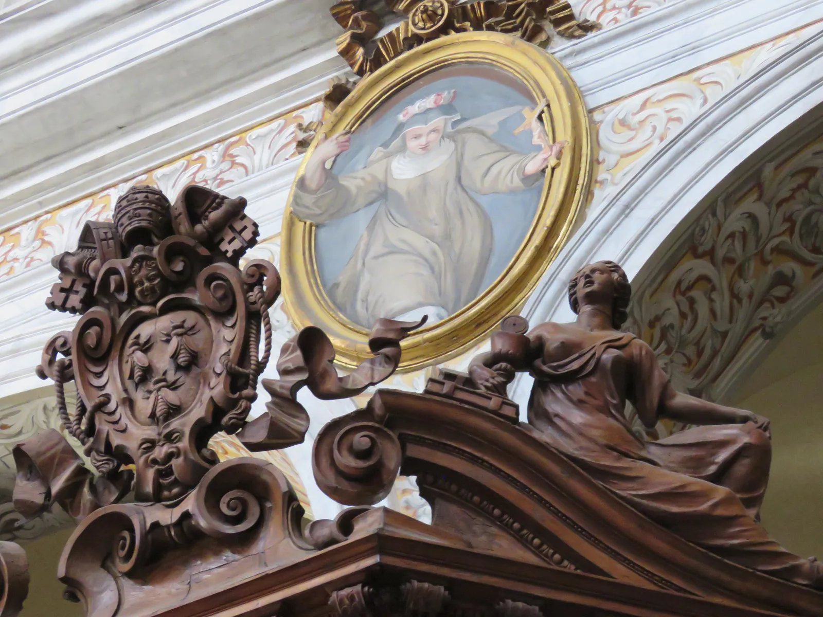 Barberini Coat of Arms and Allegory (detail)