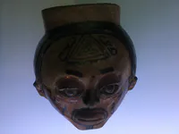 Nicoya Funerary Vessel with Tattooed Face