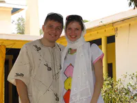 Max and Jelena in Traditional Senegalese Attire