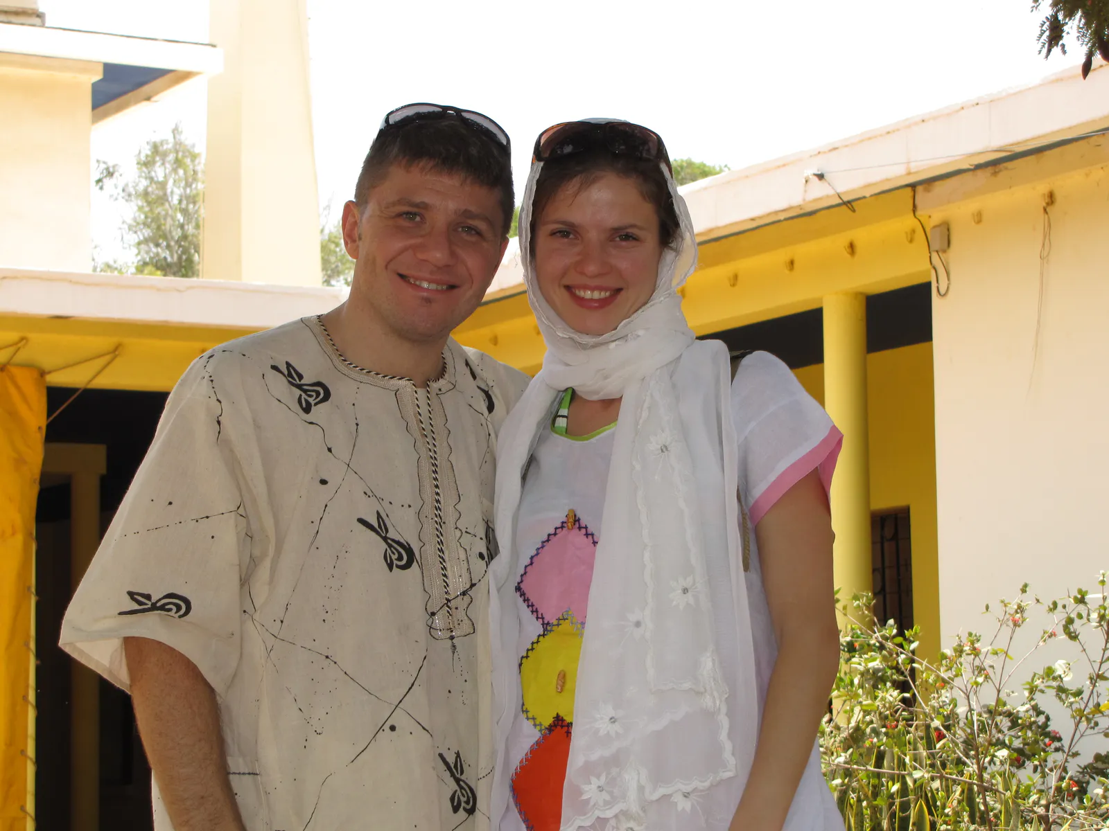 Max and Jelena in Traditional Senegalese Attire